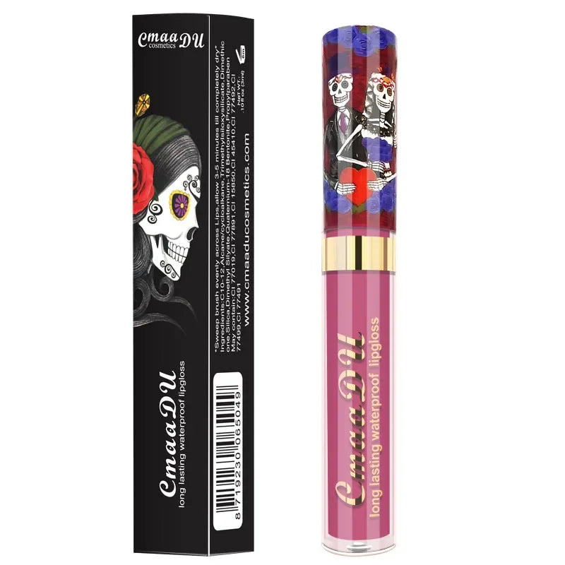 Rouge à lèvres liquide mat nude waterproof CmaaDU, gloss hydratant longue tenue, maquillage, produit de beauté cosmétique