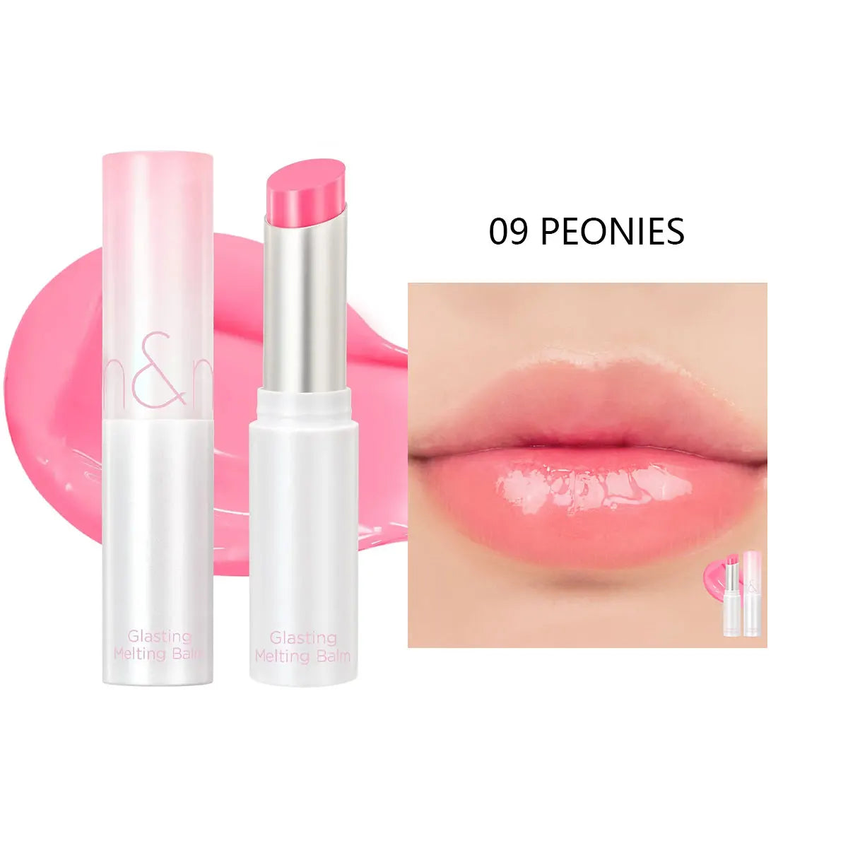 Baume fondant brillant rom&nd (01-09), Toucher doux, Fini brillant non collant, Fraîcheur garantie, Collection Festive, K-Beauty, Maquillage