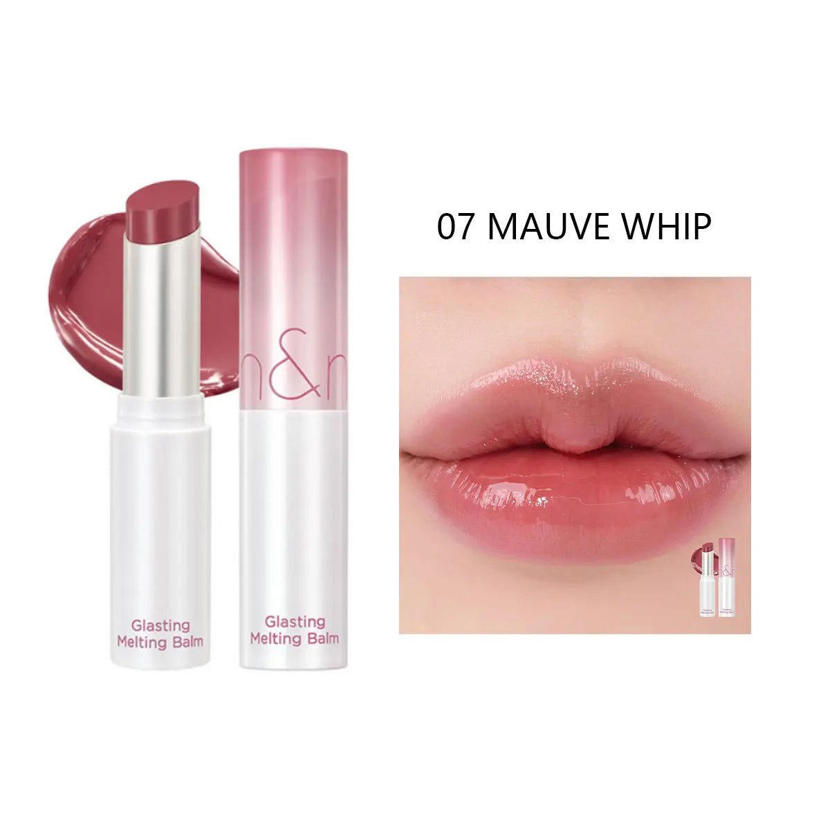 Baume fondant brillant rom&nd (01-09), Toucher doux, Fini brillant non collant, Fraîcheur garantie, Collection Festive, K-Beauty, Maquillage