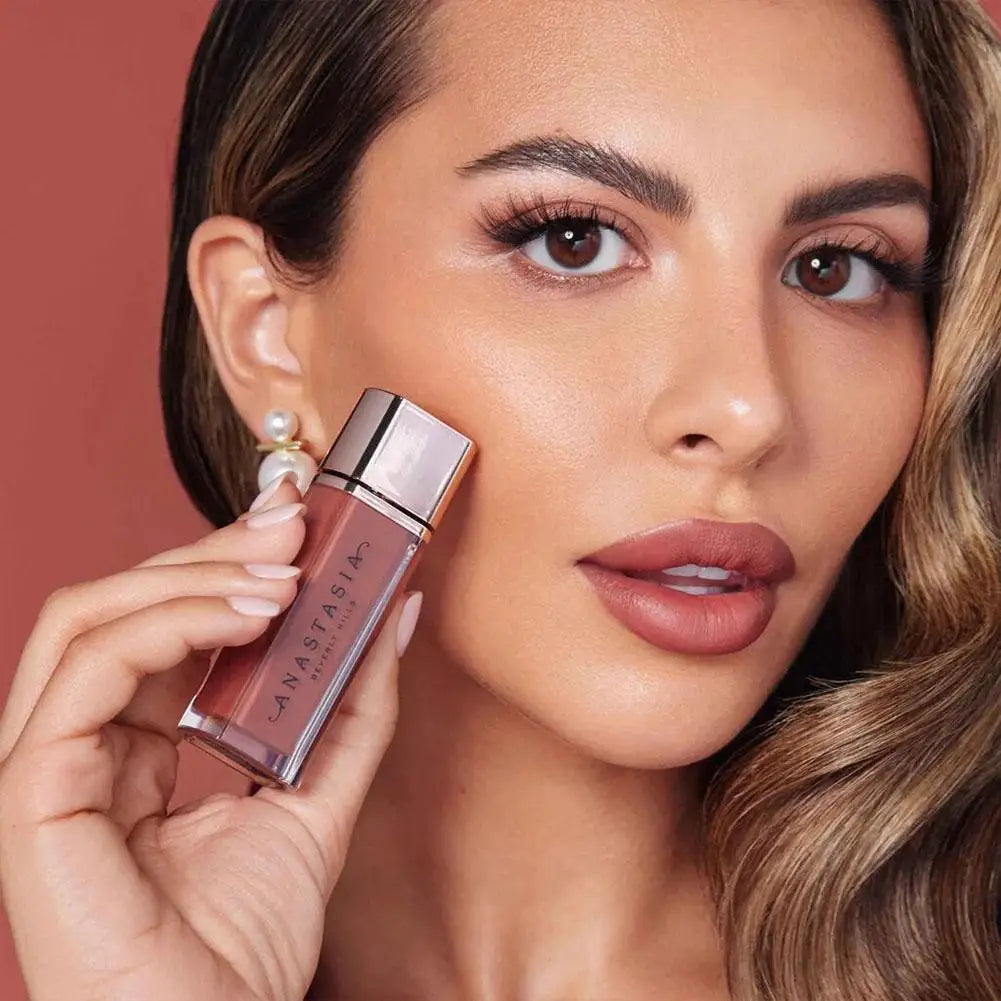 Rouge à lèvres mat Peachy Nude, effet velours, waterproof, longue tenue, 4 couleurs, hydratant, maquillage, cosmétiques