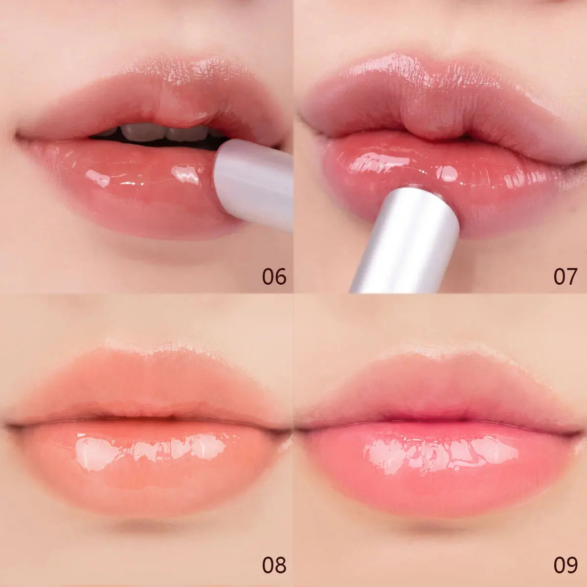 Baume fondant brillant rom&nd (01-09), Toucher doux, Fini brillant non collant, Fraîcheur garantie, Collection Festive, K-Beauty, Maquillage