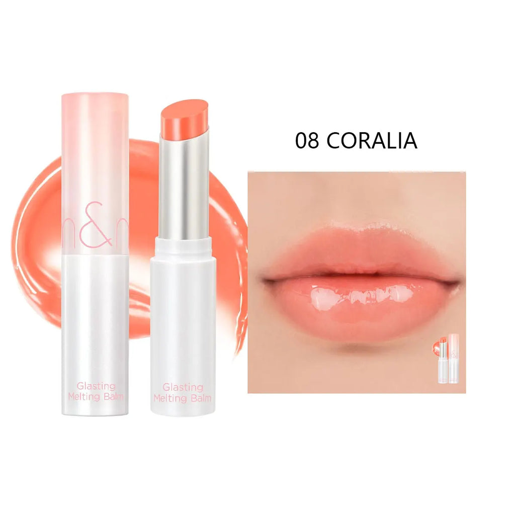 Baume fondant brillant rom&nd (01-09), Toucher doux, Fini brillant non collant, Fraîcheur garantie, Collection Festive, K-Beauty, Maquillage