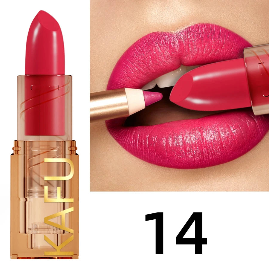 Rouge à lèvres mat 14 couleurs, longue tenue, fini velours, maquillage mat et lisse, encre à lèvres, cadeau pour femme, gloss