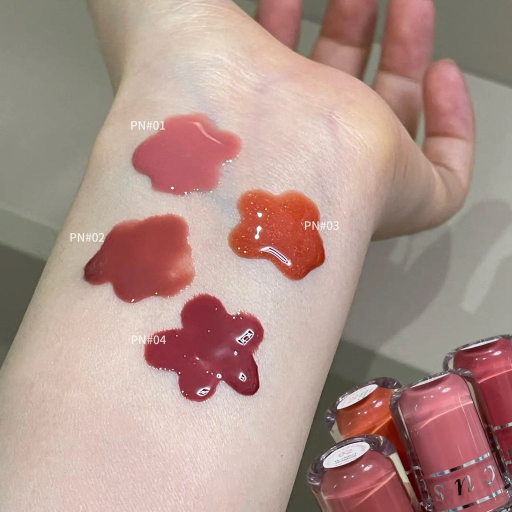 Gloss à lèvres photosensible, longue tenue et hydratant, couleur intense, rouge à lèvres liquide automne-hiver, soin des lèvres, cosmétique femme, cadeau Saint-Valentin ou Noël