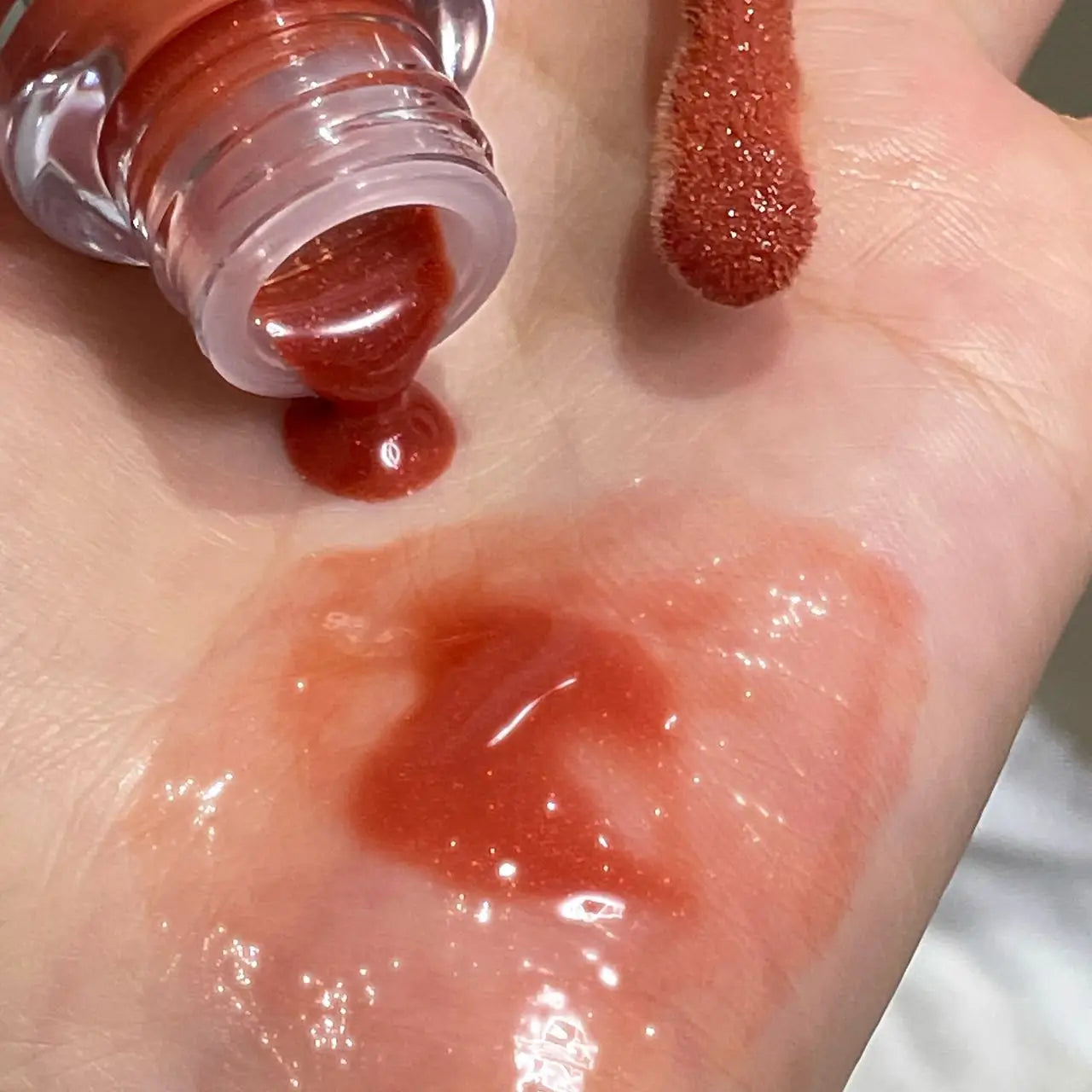 Gloss à lèvres photosensible, longue tenue et hydratant, couleur intense, rouge à lèvres liquide automne-hiver, soin des lèvres, cosmétique femme, cadeau Saint-Valentin ou Noël