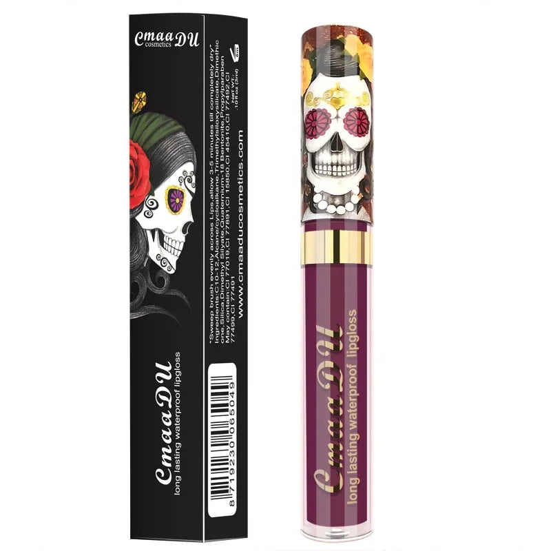 Rouge à lèvres liquide mat nude waterproof CmaaDU, gloss hydratant longue tenue, maquillage, produit de beauté cosmétique